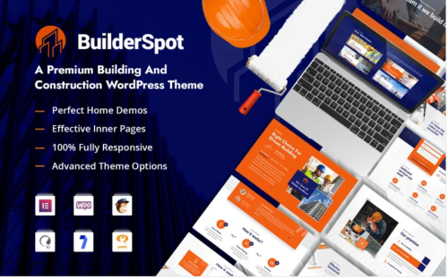 BuilderSpot - Building and Construction WordPress Theme