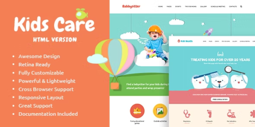 KidsCare - Multi-Purpose Children Site Template
