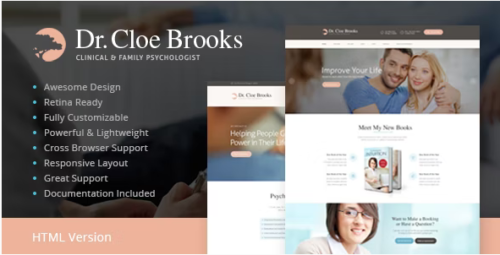 Psychology, Counseling and Medical Site Template