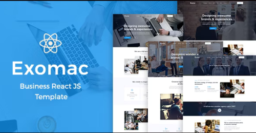 Exomac – Business React JS Template