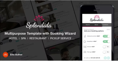 Splendida | Multipurpose template with Booking Wizard