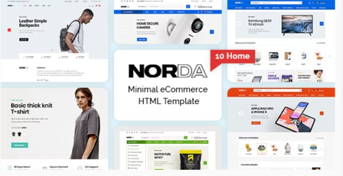 Norda - Minimal eCommerce HTML Template