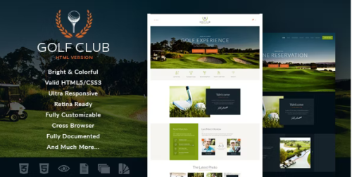 Golf Club | Sports & Events Site Template