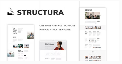 Structura - Minimal One Page Template