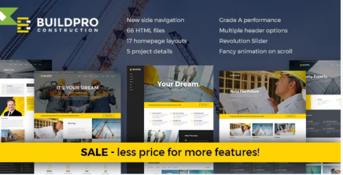 BuildPro - Construction and Building Website Template