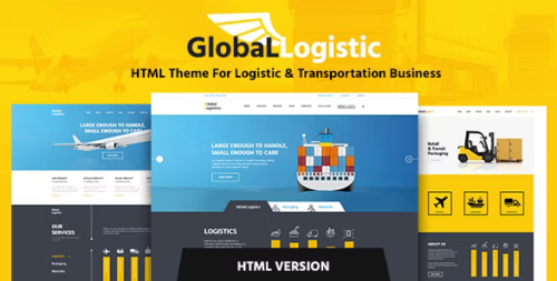 Global Logistics - Transportation HTML Template