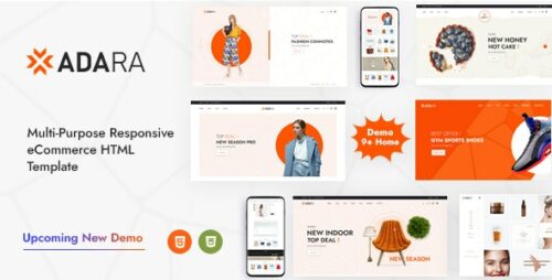Adara - Modern & Multipurpose eCommerce Template