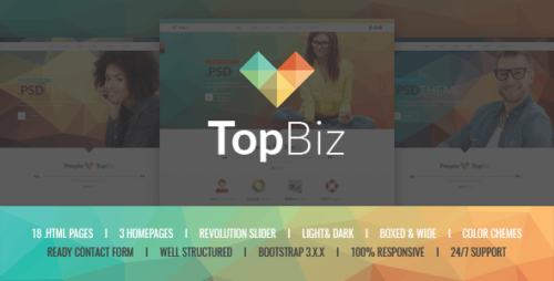 TopBiz - Responsive Corporate HTML5 Template