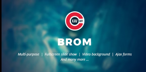 Brom - HTML Creative Page