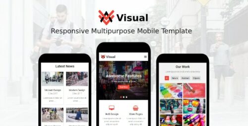Visual - Multipurpose Mobile Template