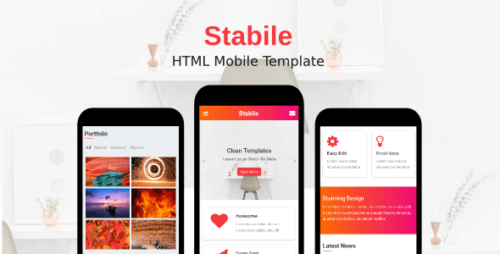 Stabile - HTML Mobile Template