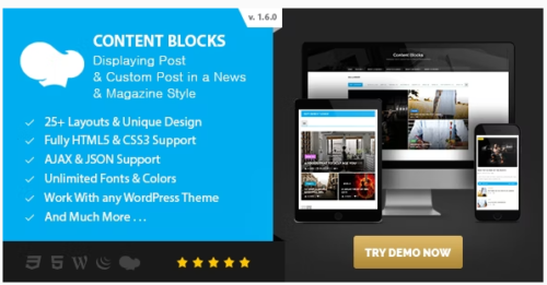 Content Blocks Layout For WPBakery Page Builder - News & Magazine Style