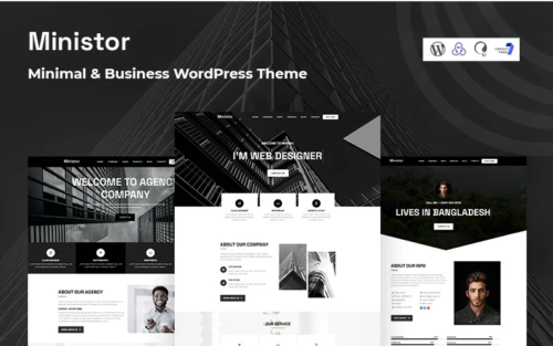 Ministor - Minimal and Business Responsive WordPress Theme