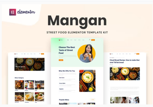 Mangan - Restaurant Elementor Template Kit