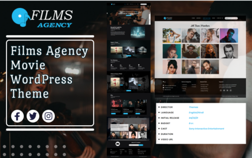 Films Agency Movie WordPress