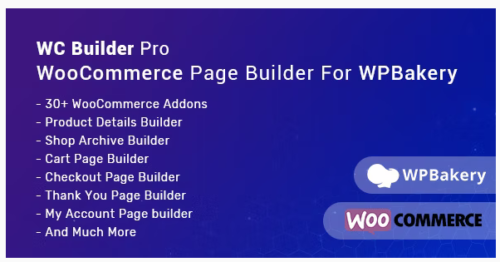 WC Builder Pro – WooCommerce Page Builder for WPBakery