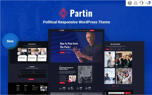 Partin - Political Campaign and Party Responsive WordPress Theme