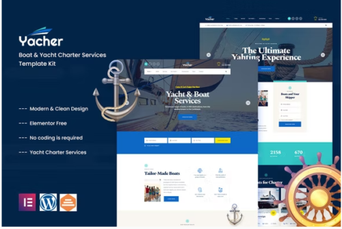 Yachter - Boat & Yacht Charter Services Template Kit