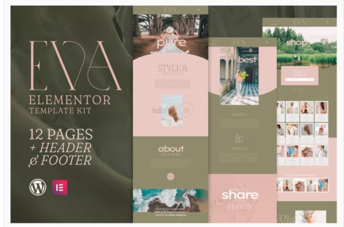 EVA - Fashion WooCommerce Elementor Template Kit