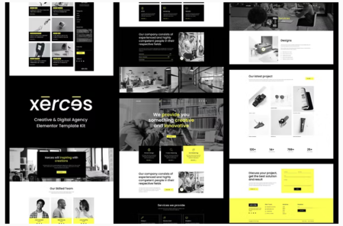 Xerces - Creative & Digital Agency Elementor Template Kit