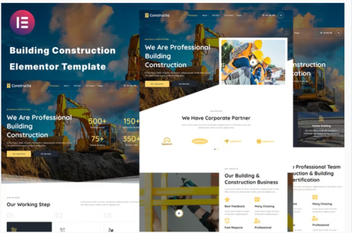 Constructa - Building & Construction Elementor Template Kit