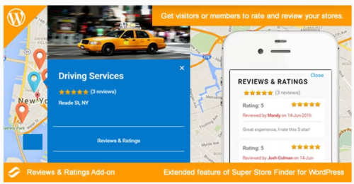 Social Store Locator - Reviews & Ratings Add-on