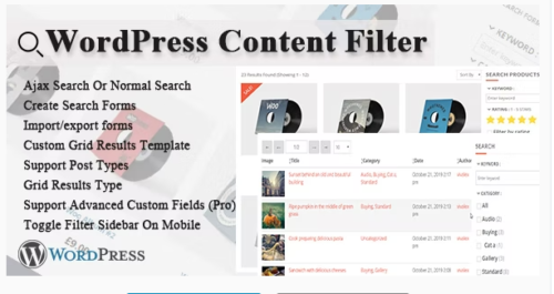 WordPress Content Filter
