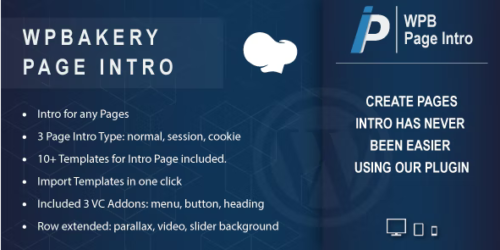 WPBakery Page Intro