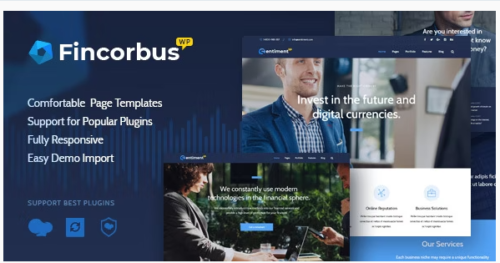 Fincorbus - Finance Corporate WordPress Theme