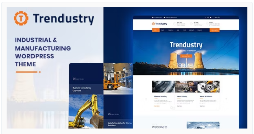 Trendustry - Industrial & Manufacturing WordPress Theme