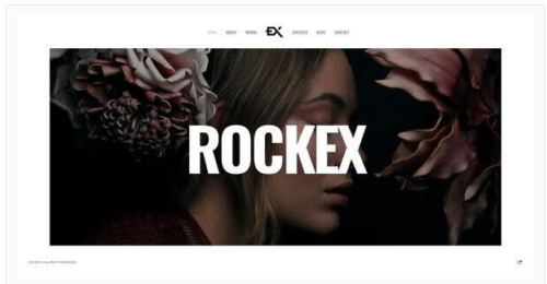 Rockex - One Page Portfolio WordPress Theme