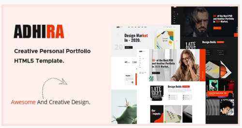 Adhira - Creative Portfolio HTML Template