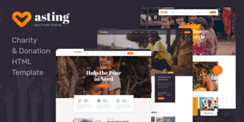 Asting - Charity & Donation HTML Template