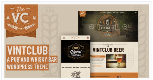 VintClub - A Pub and Whisky Bar WordPress Theme