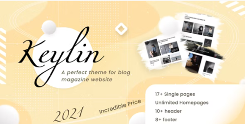 Keylin - WordPress Magazine and Blog Theme
