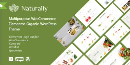 Naturally - Organic Shop Food Store WooCommerce Theme