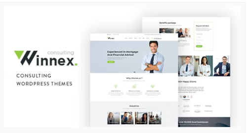 Winnex - Business Consulting WordPress Themes