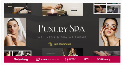 Luxury Spa - Wellness and Beauty WordPress Theme
