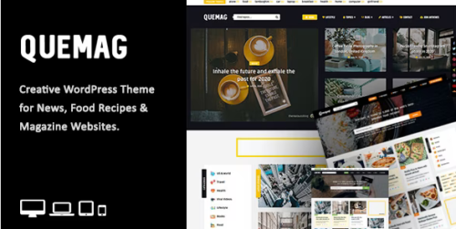 Quemag – Creative WordPress Theme for Bloggers