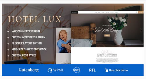 Hotel Lux - Resort & SPA WordPress Theme
