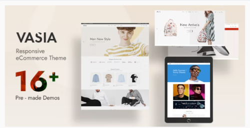 Vasia - Multipurpose OpenCart Theme (Included Color Swatches)