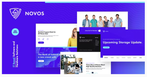 Novos | IT Company & Digital Solutions Wordpress Theme