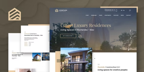 Hompark | Real Estate & Luxury Homes Theme