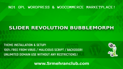 Slider Revolution Bubblemorph