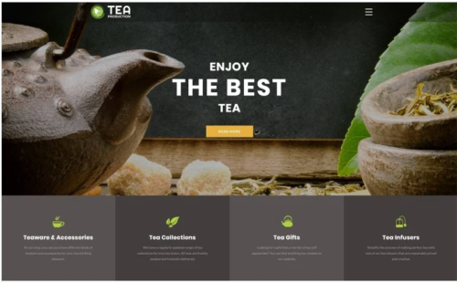TEA Production - Tea Shop Multipage Modern HTML Website Template