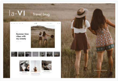 laVi - Travel Blog Elementor Template Kit