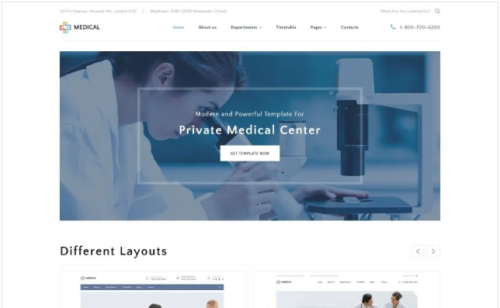 Medical - Private Medical Center Multipage Website Template