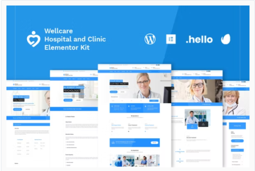 Wellcare - Hospital & Clinic Elementor Template Kit