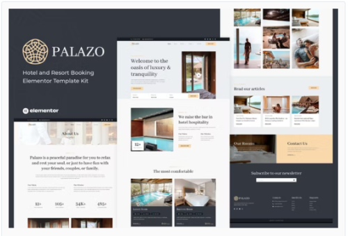 Palazo - Hotel and Resort Booking Elementor Template Kit