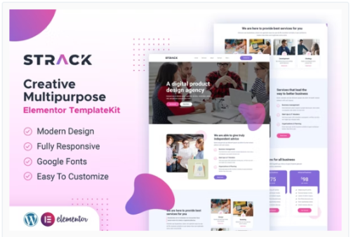 STRACK Multipurpose Business | Elementor Template Kit
